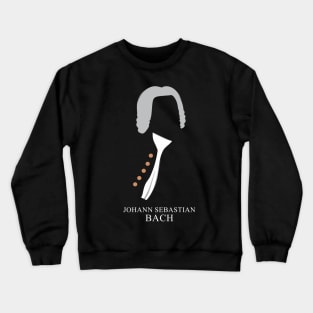 Johann Sebastian Bach - Minimalist Portrait Crewneck Sweatshirt